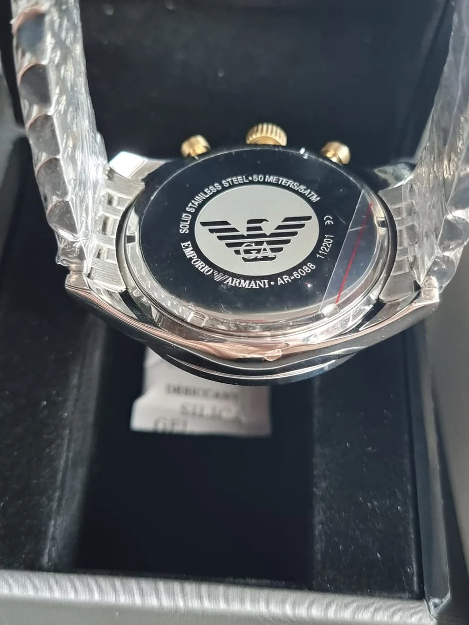 Emporio Armani Men’s Analogue Quartz Stainless Steel 46mm Watch AR6088 - Image 4