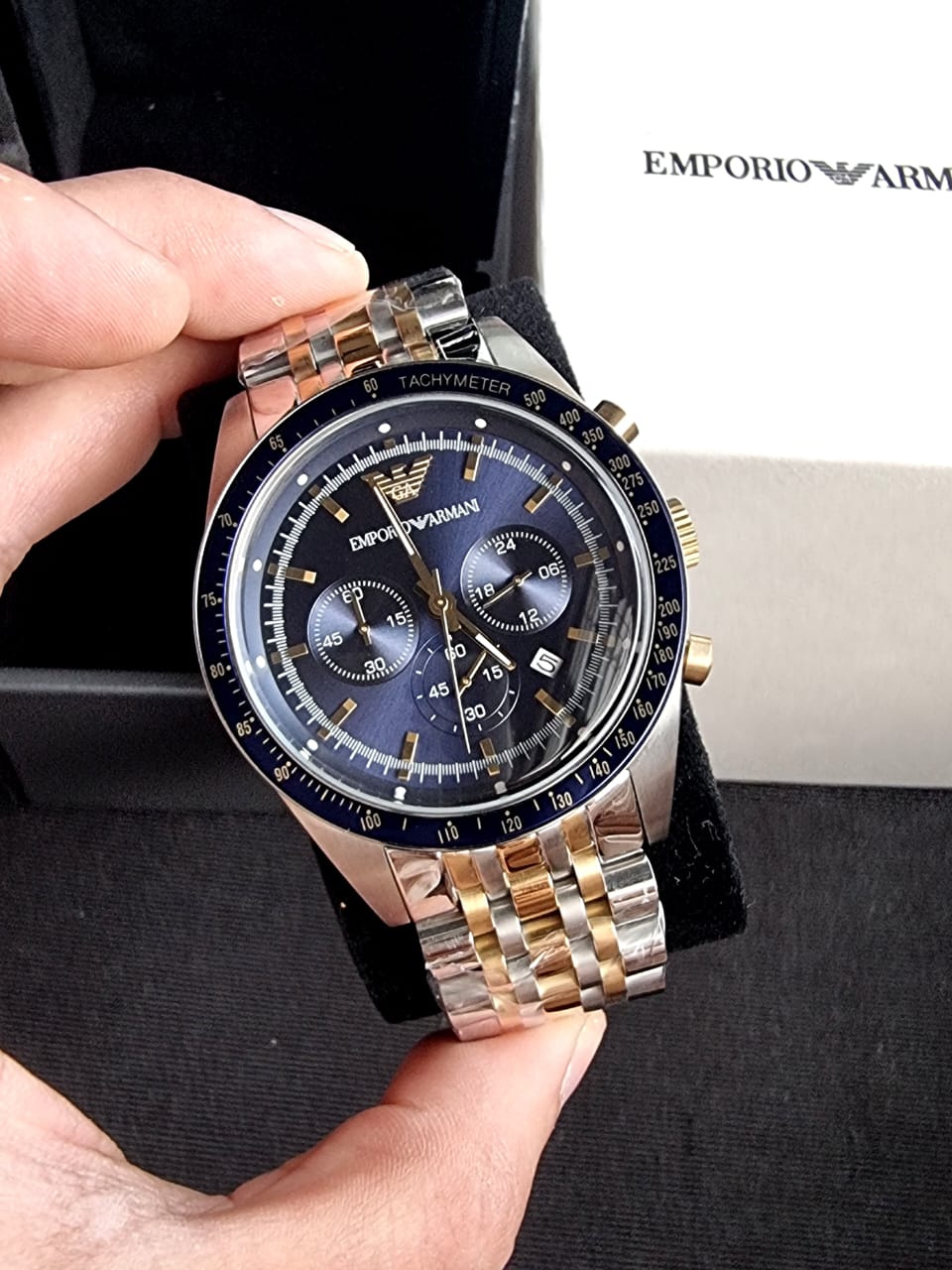 Emporio Armani Men’s Analogue Quartz Stainless Steel 46mm Watch AR6088 - Image 5