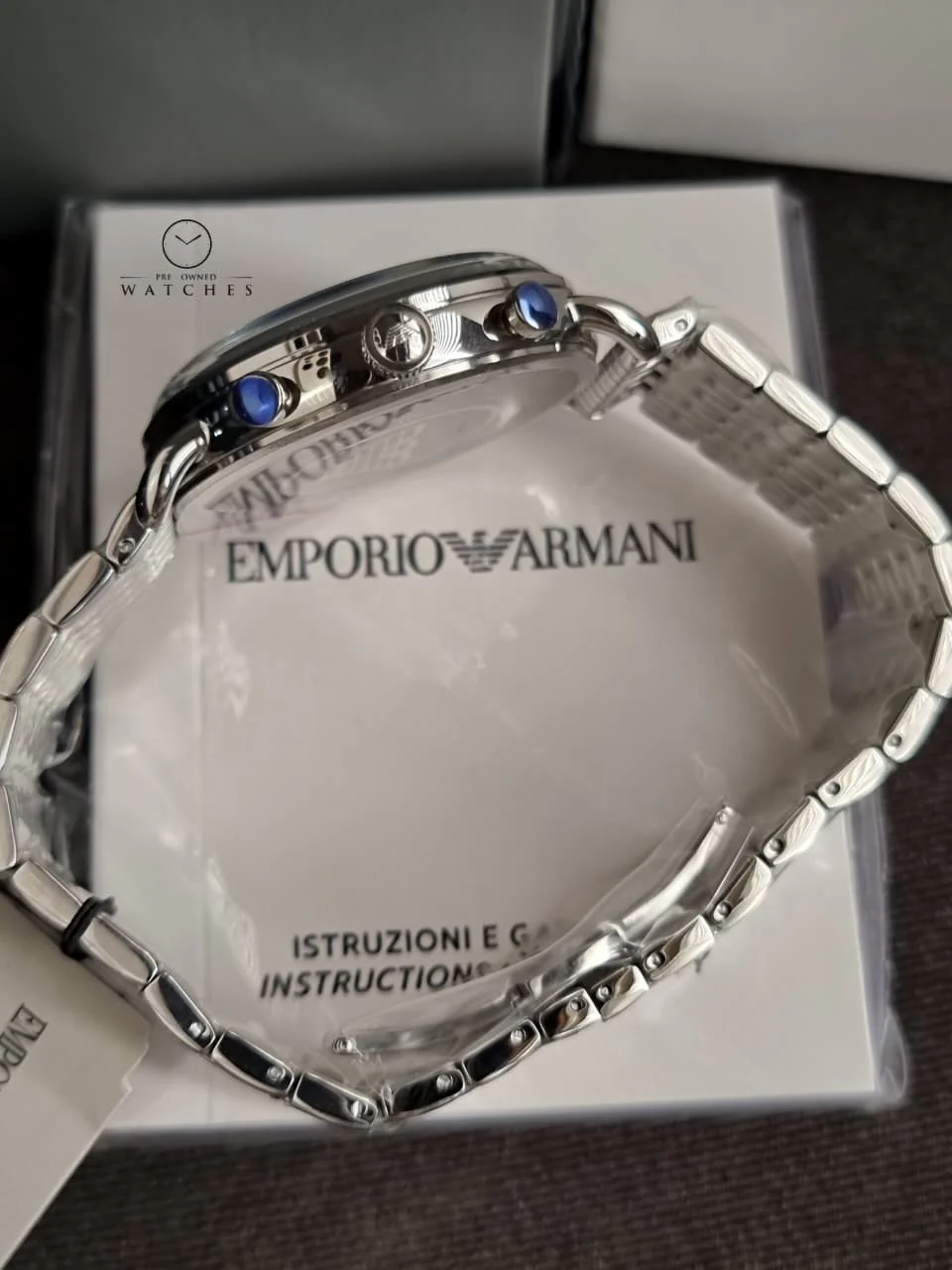 Emporio Armani Men’s Chronograph Stainless Steel 43mm Watch AR11238 - Image 2