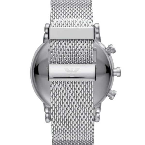 Emporio Armani Men’s Chronograph Stainless Steel Black Dial 43mm Watch AR11104 - Image 4