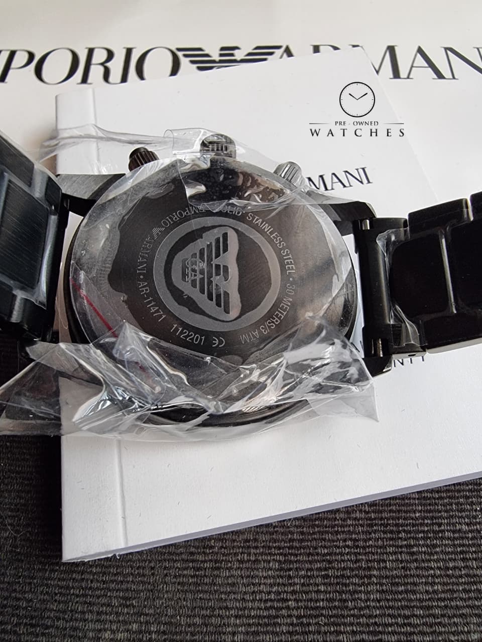 Emporio Armani Men’s Chronograph Stainless Steel MultiColour Dial 43mm Watch AR11471 - Image 7