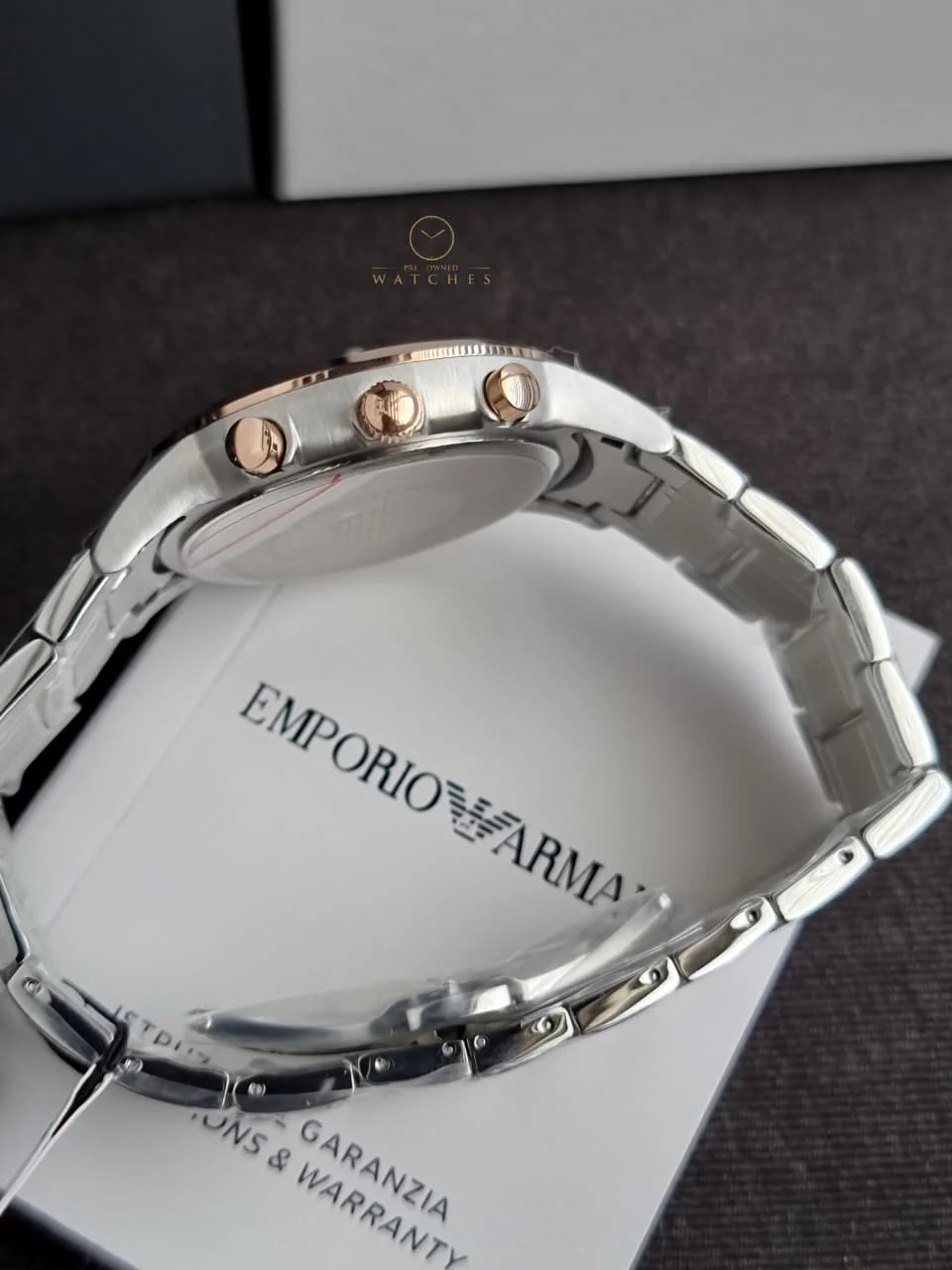 Emporio Armani Men’s Quartz Stainless Steel Black Dial 43mm Watch AR11077 - Image 7