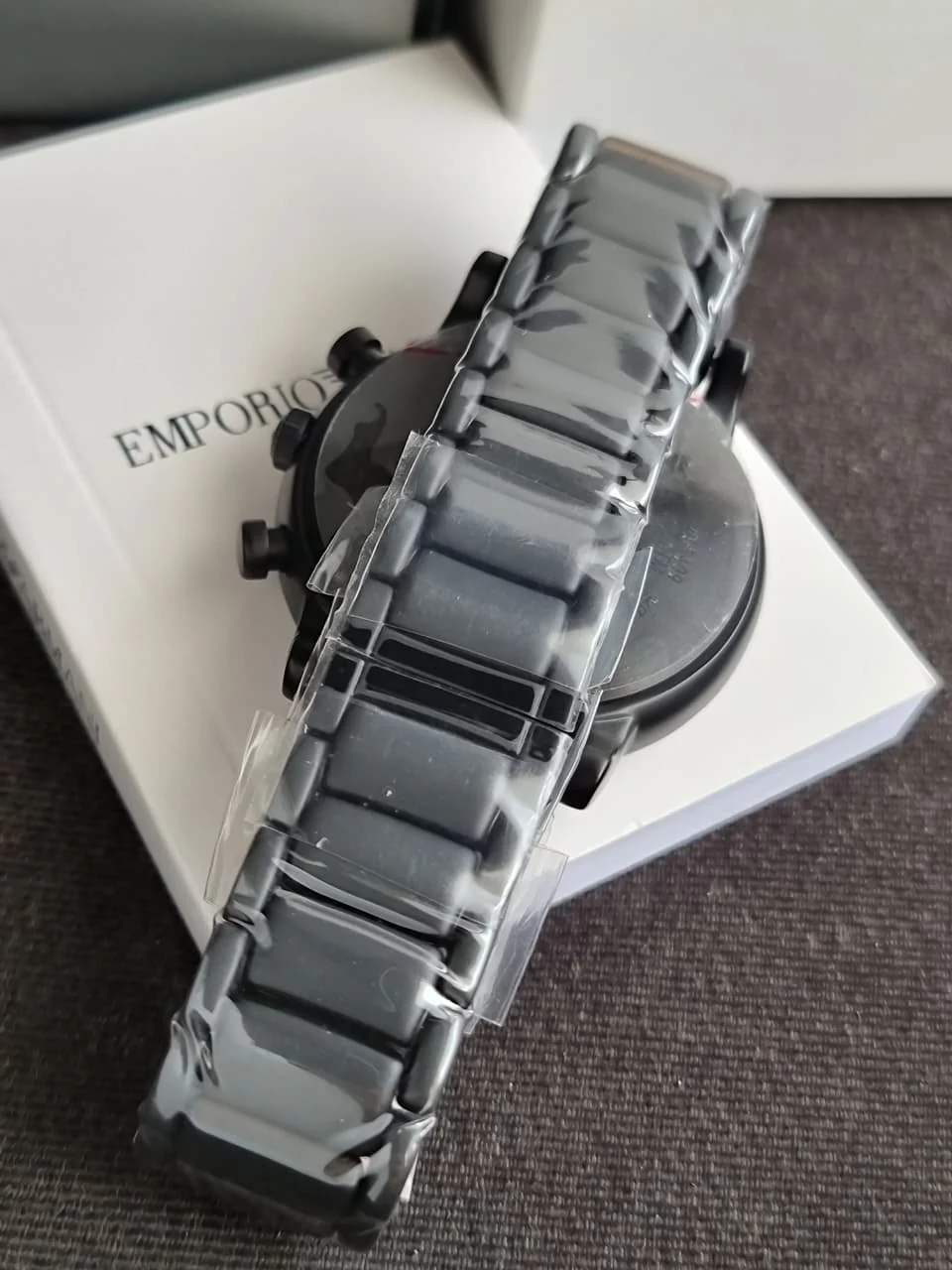 Emporio Armani Men’s Quartz Stainless Steel Black Dial 46mm Watch AR1895 (WITHOUT TAG) - Image 5