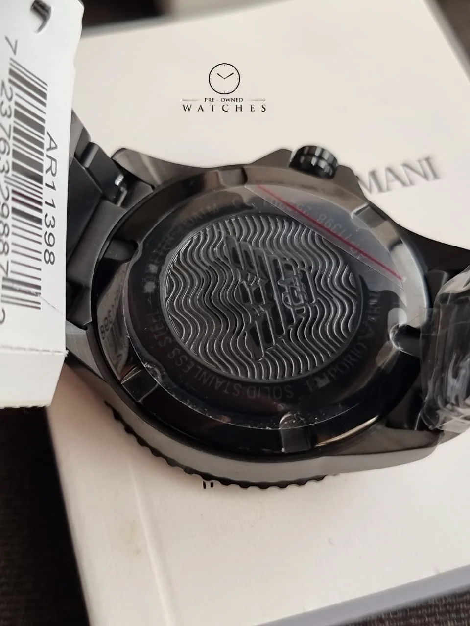 Emporio Armani Men’s Quartz Stainless Steel Grey Dial 42mm Watch AR11398 - Image 8