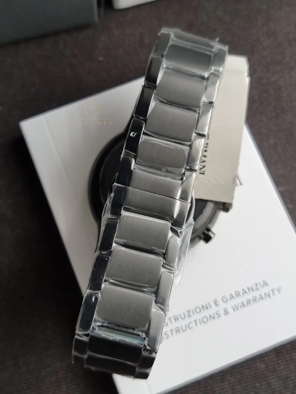 Emporio Armani Men’s Quartz Stainless Steel Grey Dial 43mm Watch AR2454 - Image 12