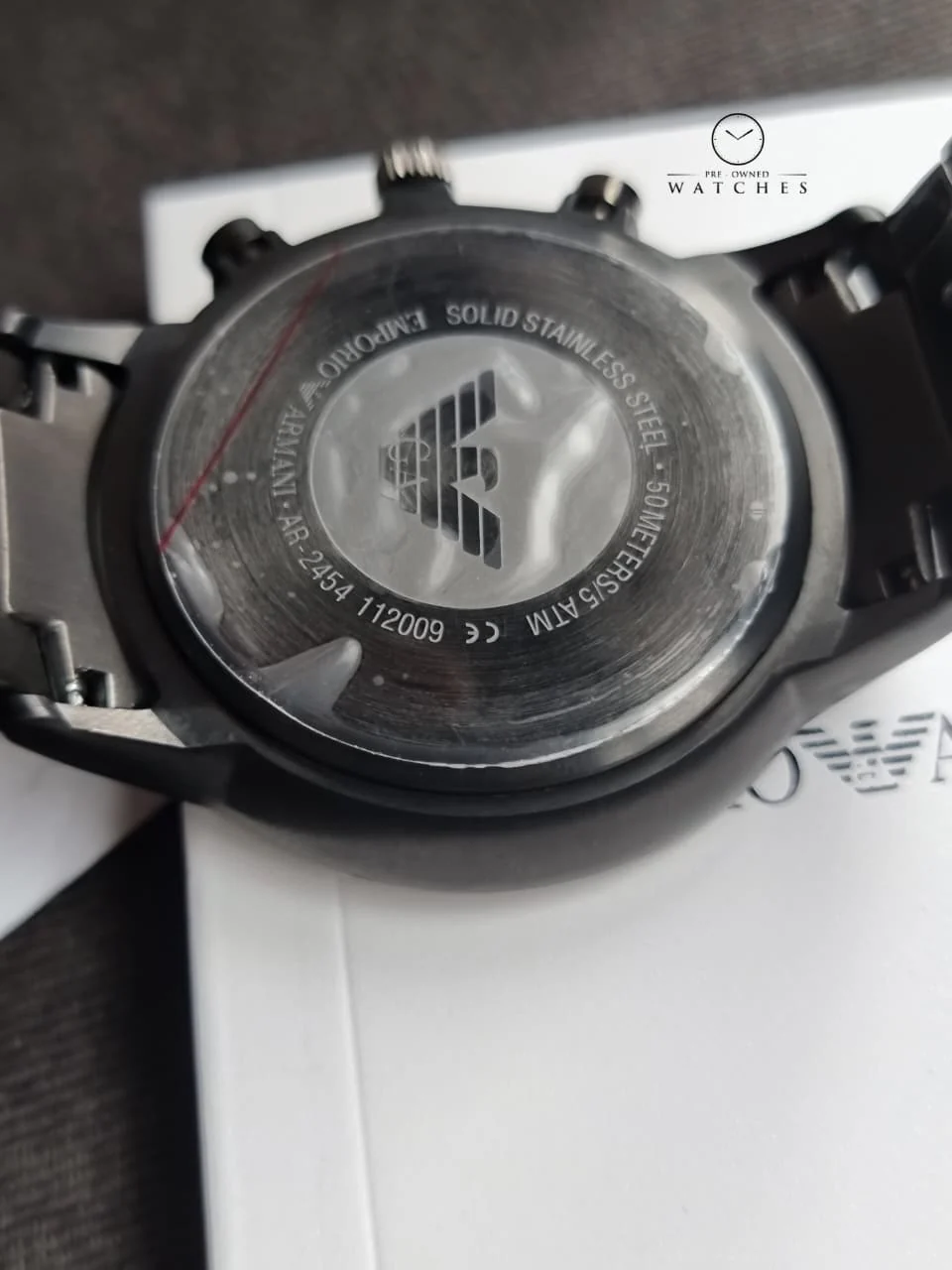 Emporio Armani Men’s Quartz Stainless Steel Grey Dial 43mm Watch AR2454 - Image 16