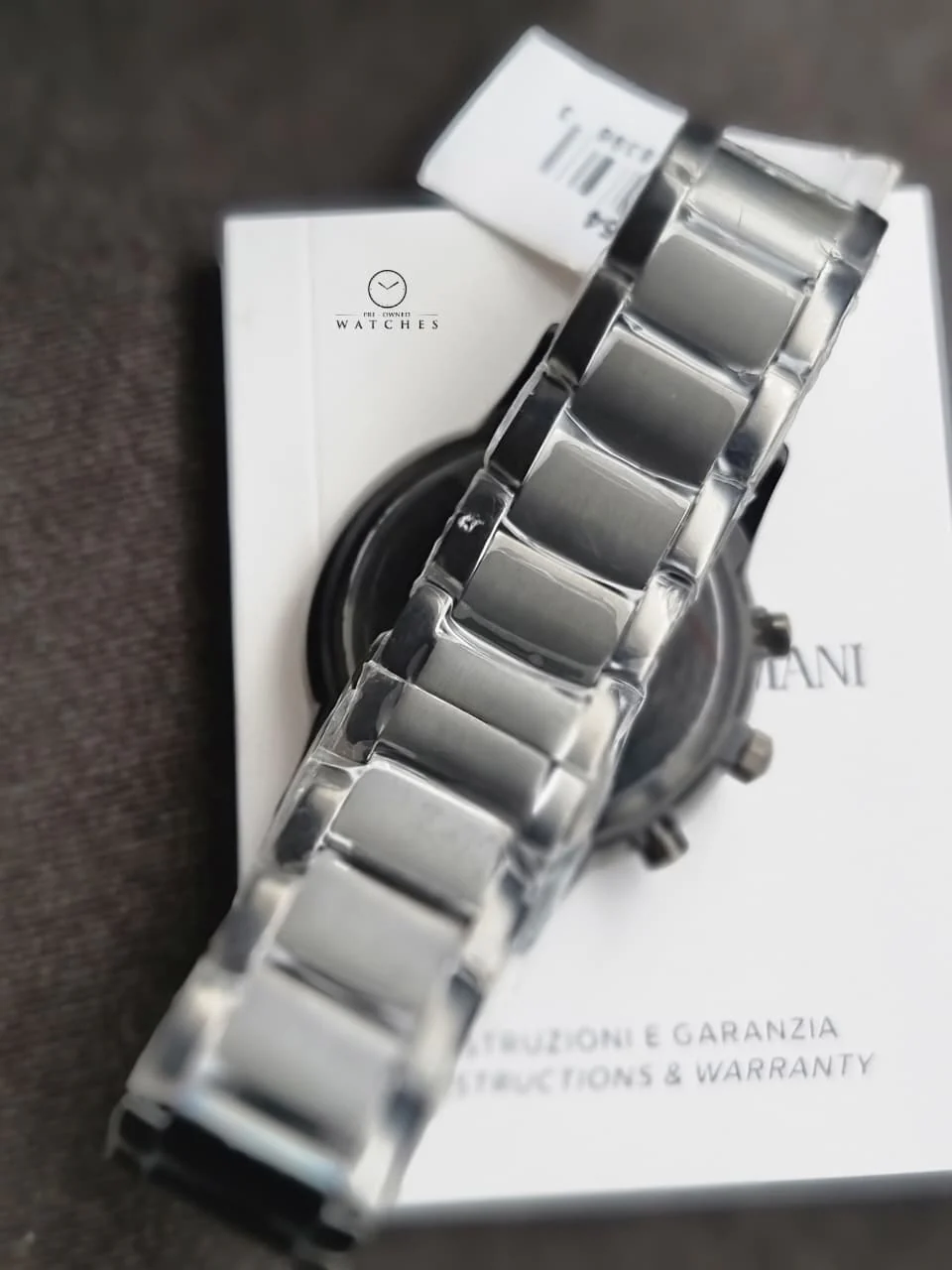 Emporio Armani Men’s Quartz Stainless Steel Grey Dial 43mm Watch AR2454 - Image 18