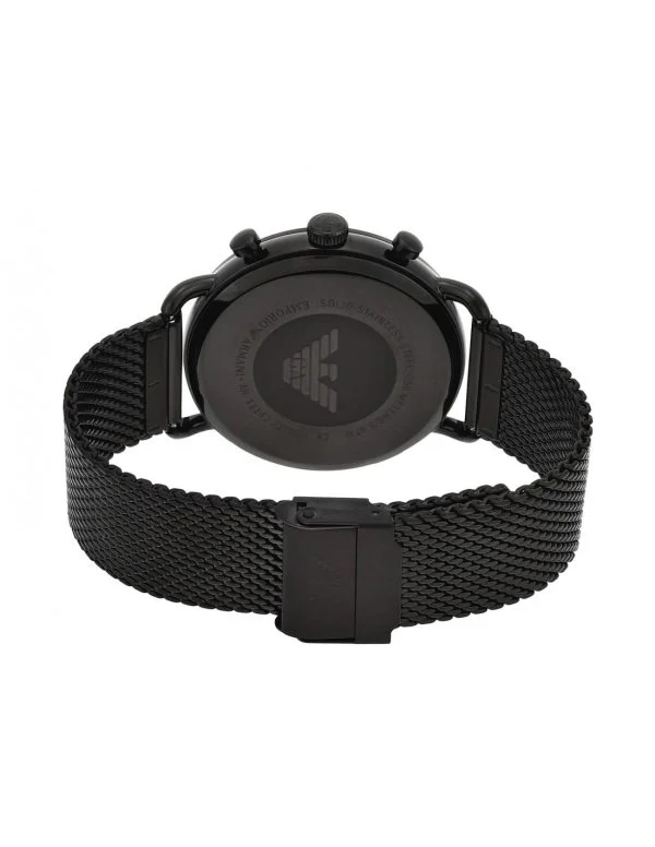 Emporio Armani Mens Chronograph Quartz Stainless Steel Black Dial 43mm Watch AR11142 - Image 2