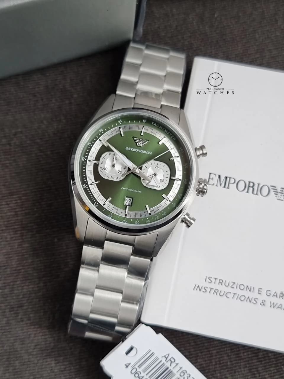 Emporio Armani Men's Chronograph Watch with Stainless Steel AR11637 - Image 2