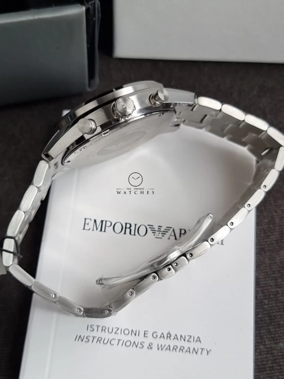 Emporio Armani Men's Chronograph Watch with Stainless Steel AR11637 - Image 6