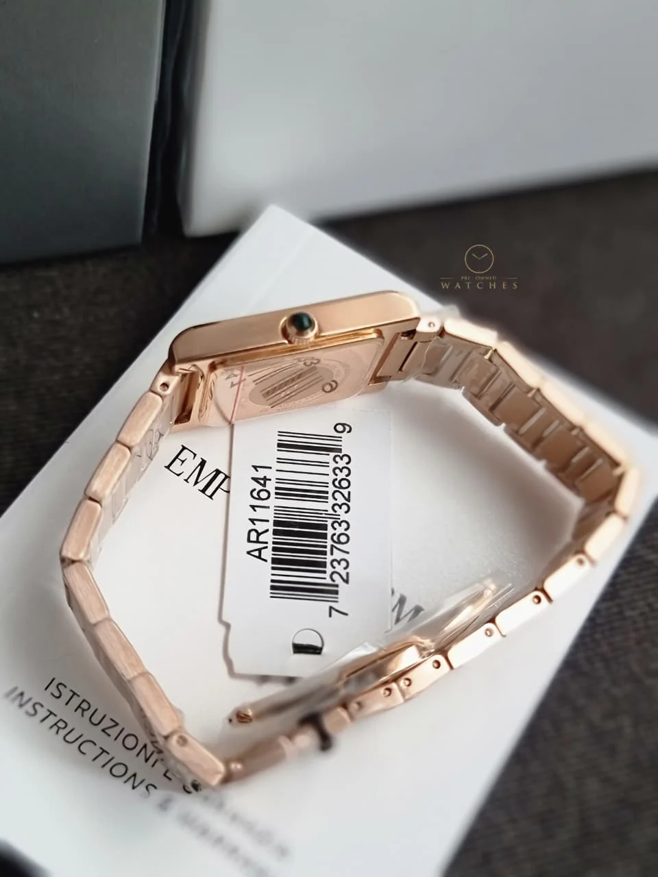 Emporio Armani Men's Chronograph Watch with Stainless Steel AR11637 - Image 8