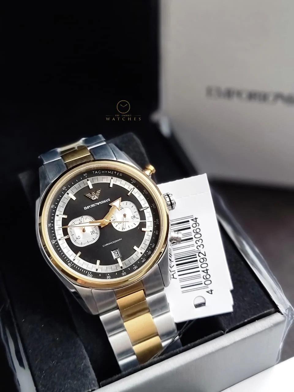 Emporio Armani Men's Chronograph Watch with Stainless Steel AR11678 - Image 4
