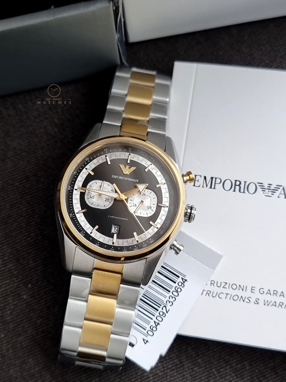 Emporio Armani Men's Chronograph Watch with Stainless Steel AR11678 - Image 5