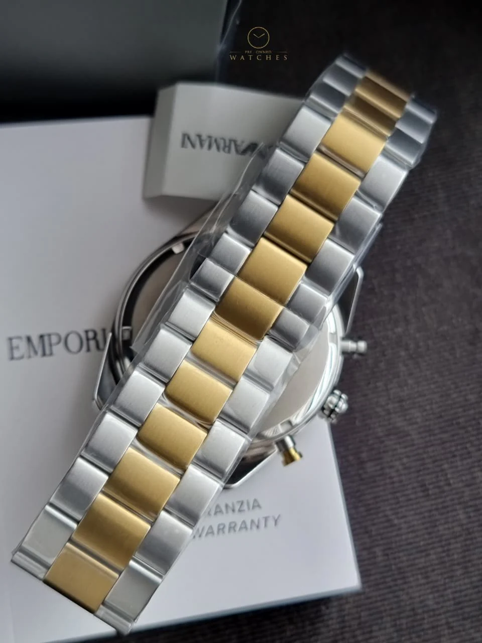 Emporio Armani Men's Chronograph Watch with Stainless Steel AR11678 - Image 6
