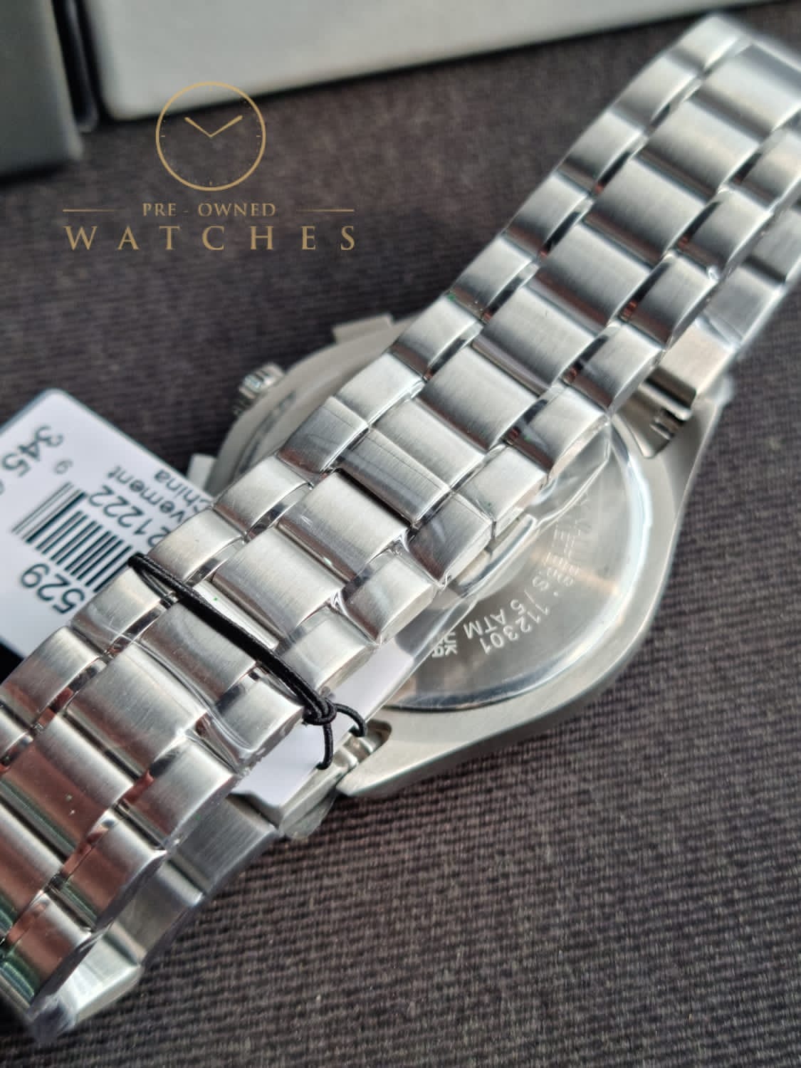 Emporio Armani Men's Stainless Steel Chronograph Dress Watch with Steel or Leather Band - Image 5