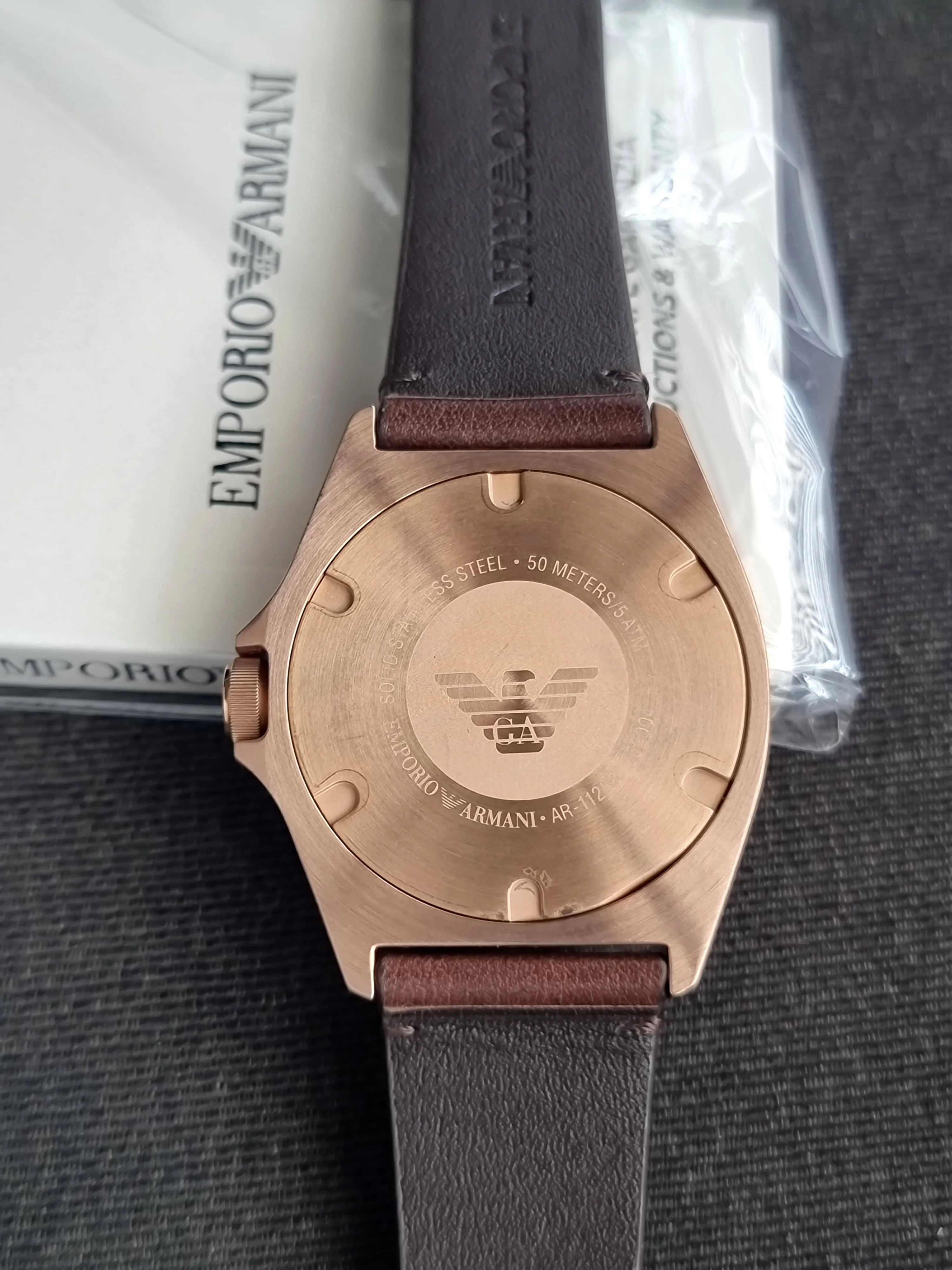 EMPORIO ARMANI Quartz Black Dial Men's Watch Ar11258 - Image 6