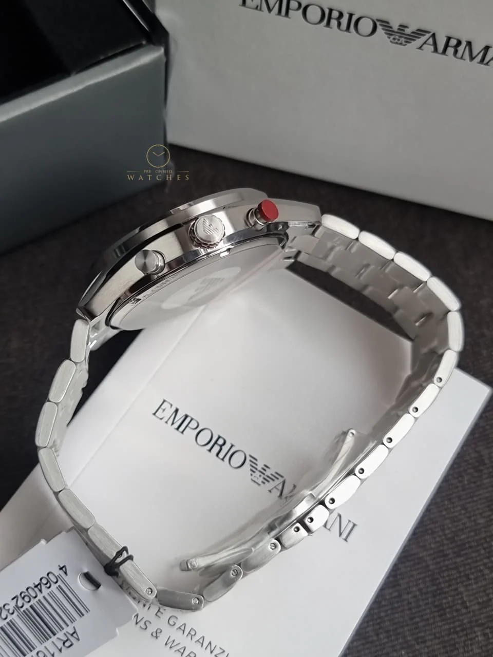 Emporio Armani Racer Chronograph Blue Dial Quartz Men's Watch AR11676 - Image 2