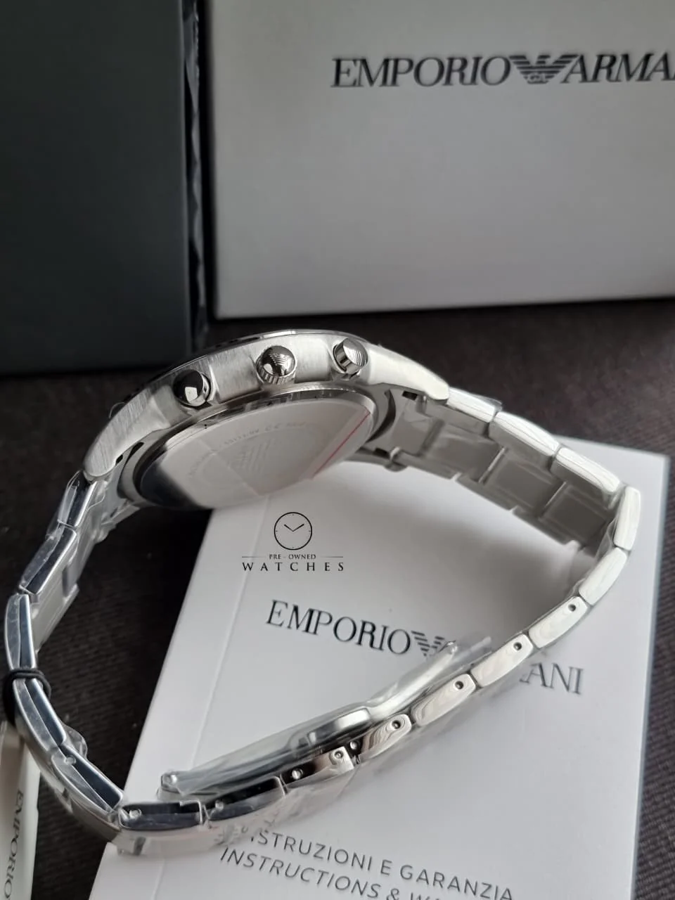 EMPORIO ARMANI Renato Chronograph Quartz Black Dial Men's Watch AR11165 - Image 2