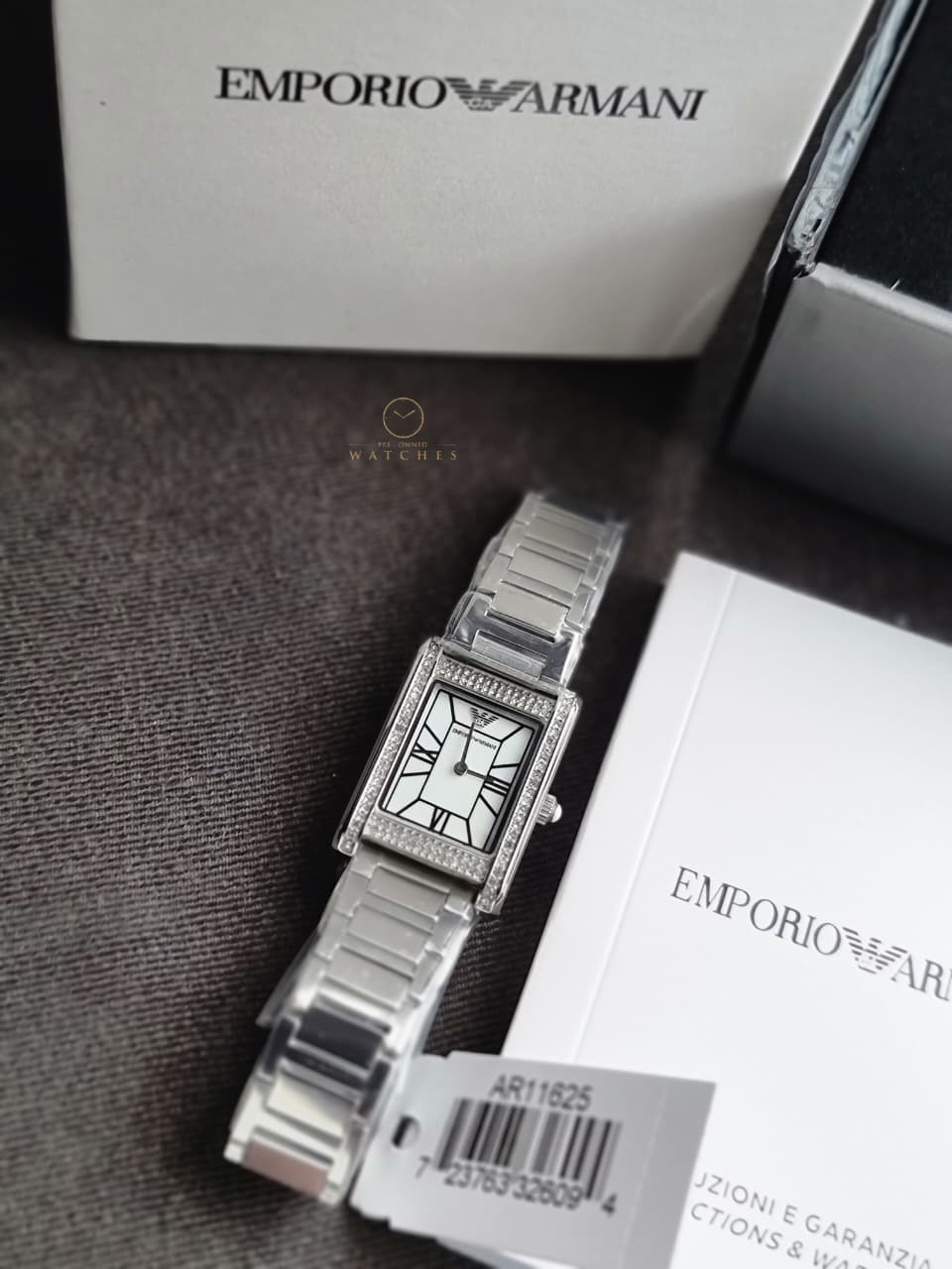 Emporio Armani Stainless Steel Analog Multicolor Dial Women's Watch-Ar11625