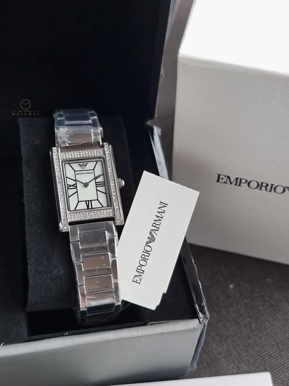 Emporio Armani Stainless Steel Analog Multicolor Dial Women's Watch-Ar11625 - Image 5