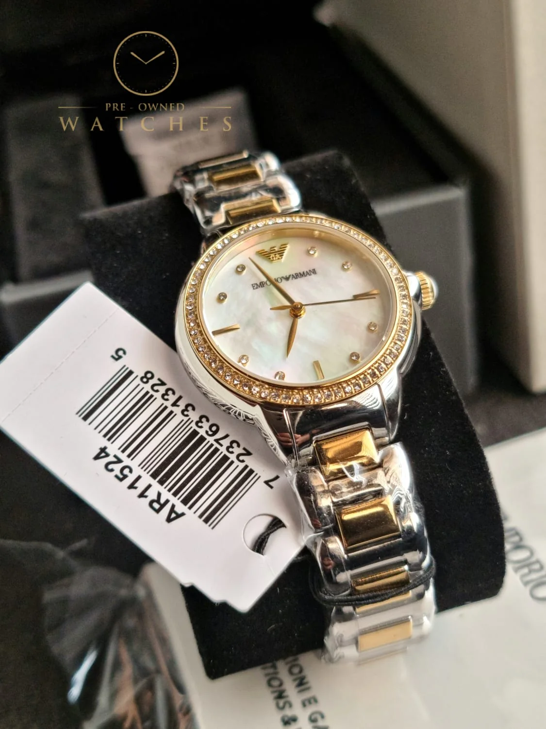 Emporio Armani Three-Hand Two-Tone Stainless Steel Watch - Image 2