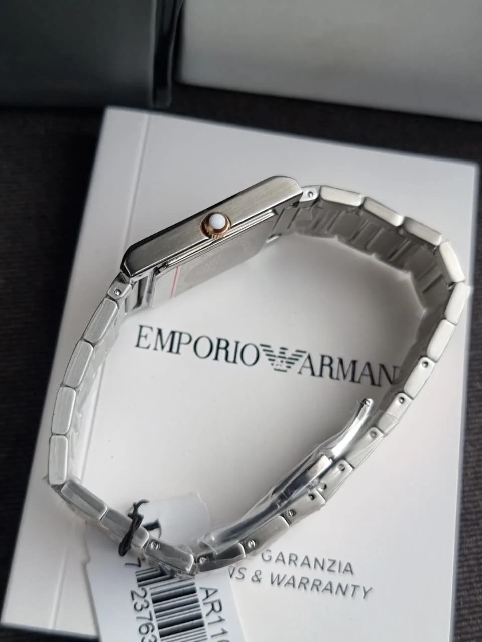 Emporio Armani Two-Hand Rectangular Women's Watch AR11626 - Image 5