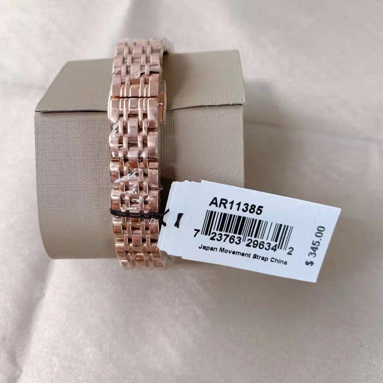 Emporio Armani Women’s Quartz Rose Gold Stainless Steel Mother Of Pearl Dial 32mm Watch AR11385 - Image 6