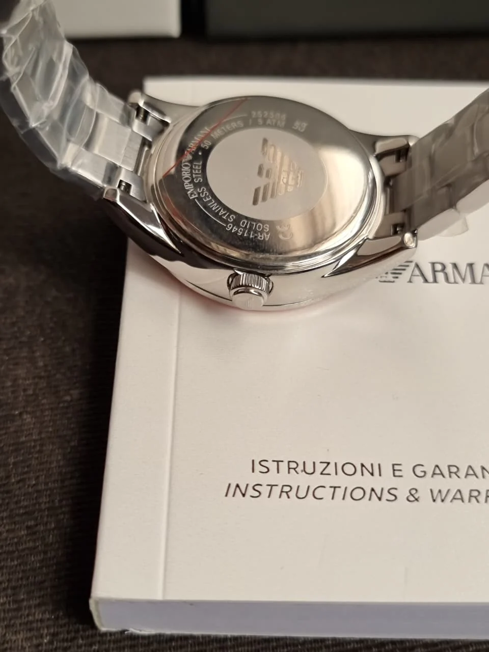 Emporio Armani Women Analog Quartz Watch with Stainless Steel Strap AR11546 - Image 5
