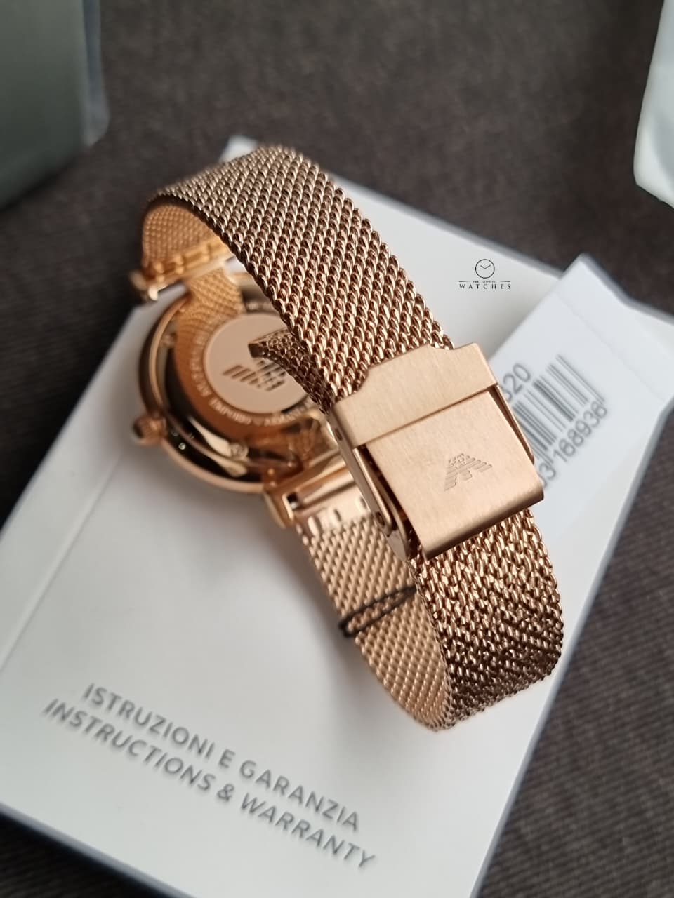 Emporio Armani Women’s Analog Stainless Steel Mother of Pearl Dial 32mm Watch AR11320 - Image 6