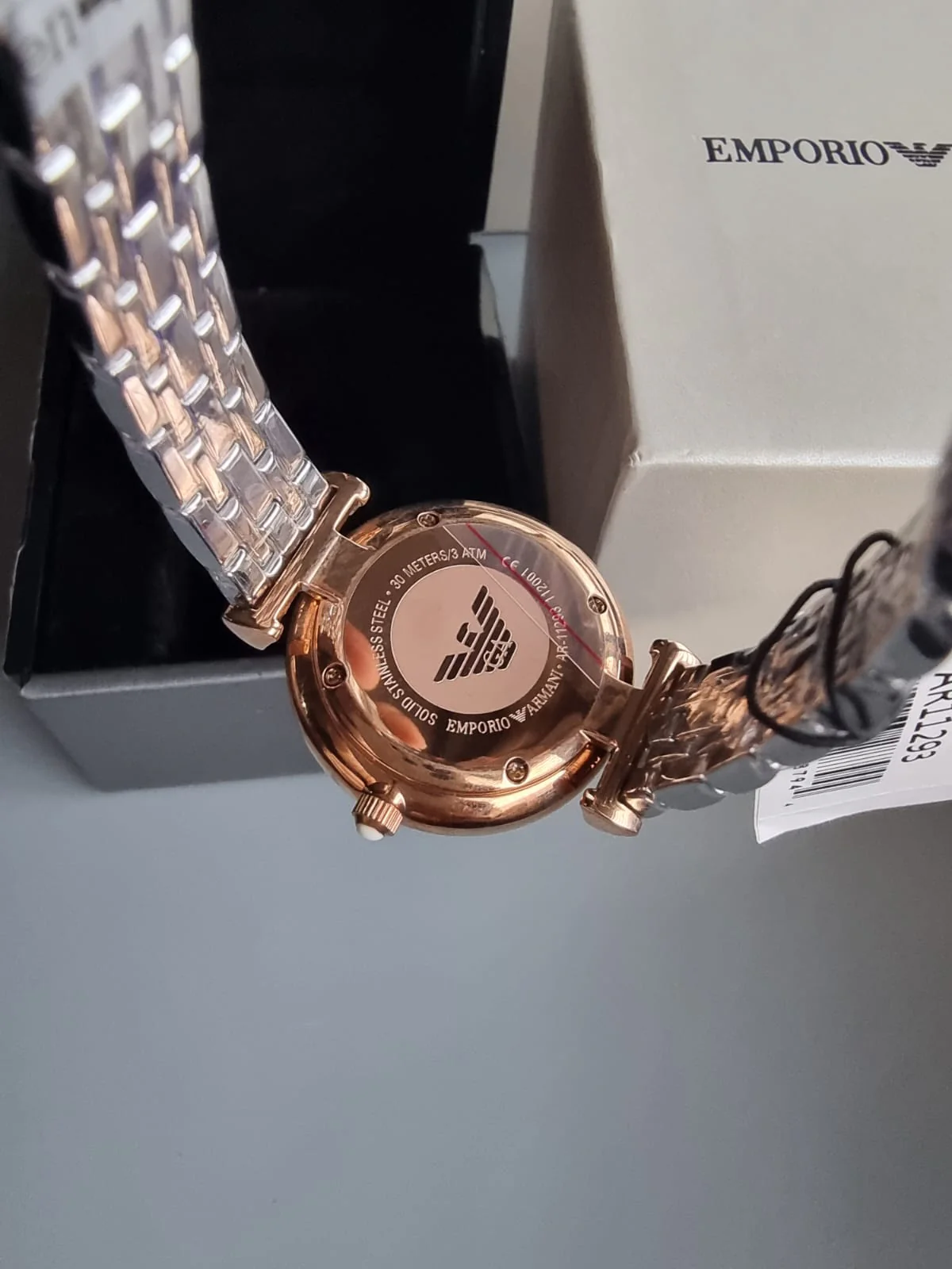 Emporio Armani Women’s Analog Stainless Steel Silver Dial 32mm Watch AR11293 s - Image 6