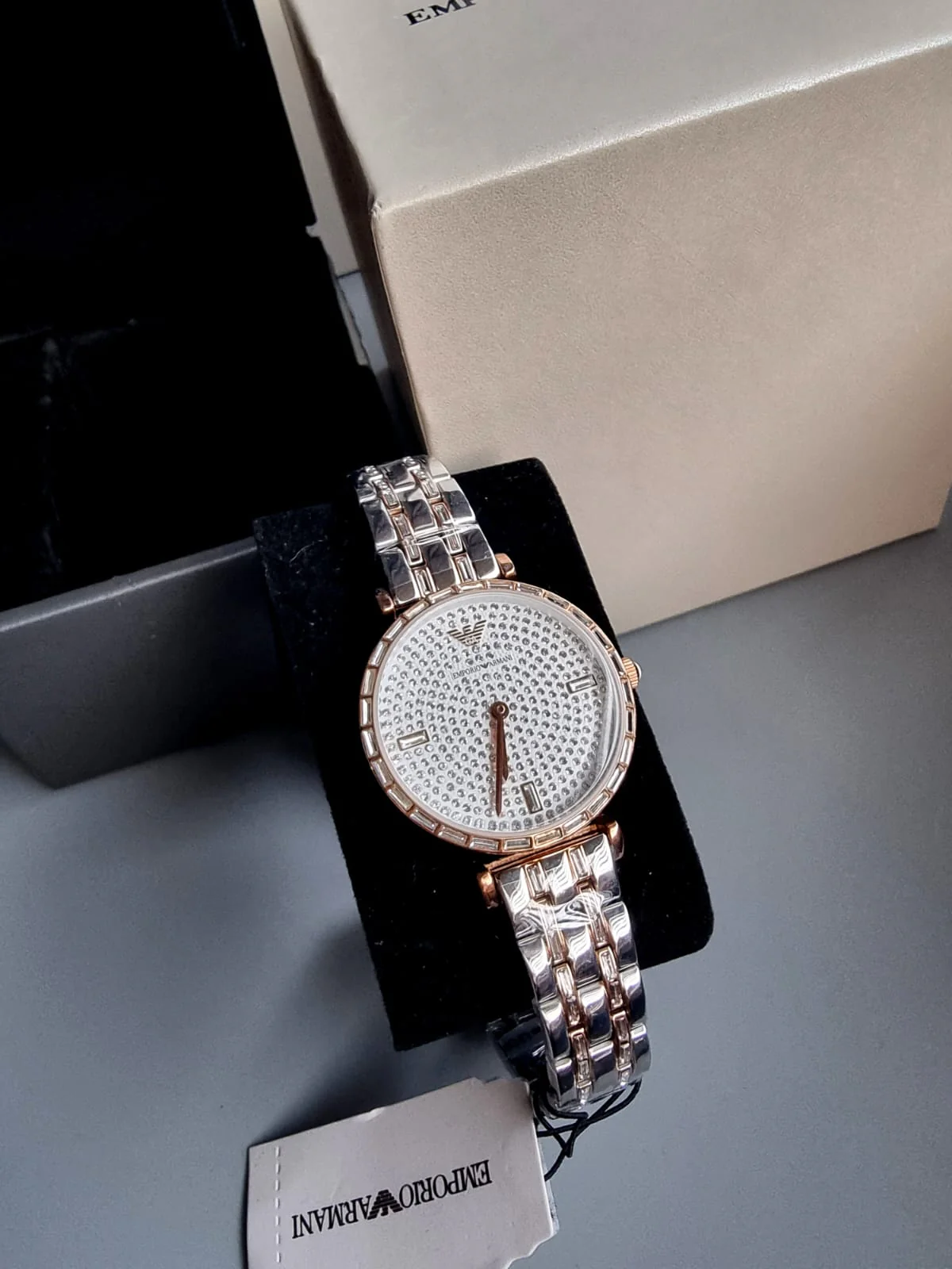 Emporio Armani Women’s Analog Stainless Steel Silver Dial 32mm Watch AR11293 s - Image 7