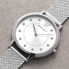 Emporio Armani Women’s Quartz Silver Stainless Steel Silver Dial 32mm Watch AR11128 - Image 2