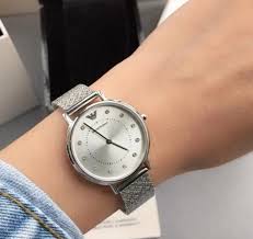 Emporio Armani Women’s Quartz Silver Stainless Steel Silver Dial 32mm Watch AR11128 - Image 3