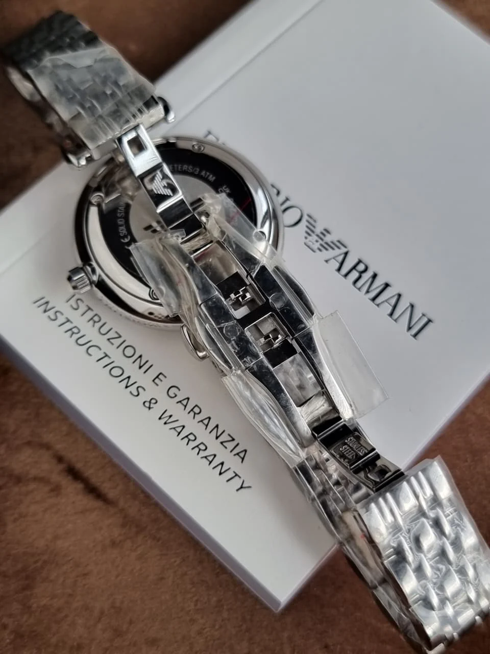 Emporio Armani Women's Stainless Steel Two-Hand Dress Watch AR1925 - Image 2