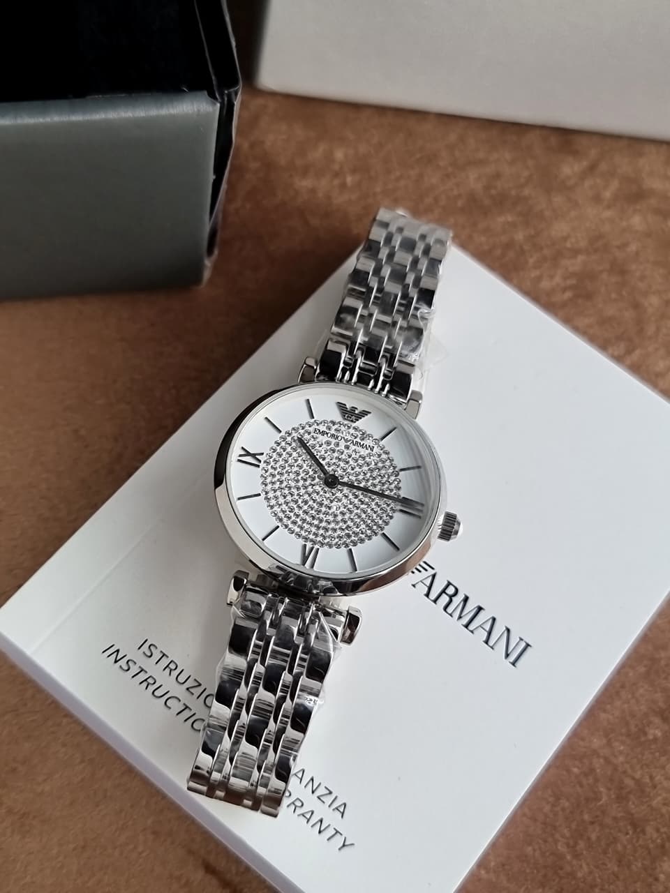 Emporio Armani Women's Stainless Steel Two-Hand Dress Watch AR1925 - Image 7