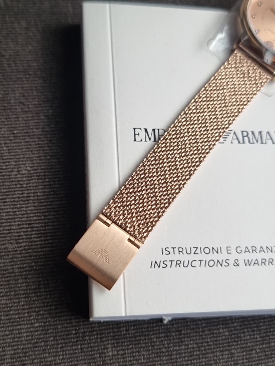 Emporio Armani Women's Two-Hand Pink Stainless Steel Watch Ar11129 - Image 4