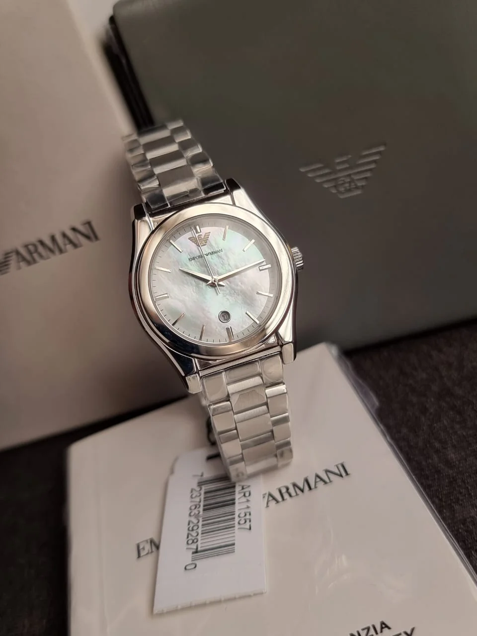 Emporio Armani Women's Watch, Three-Hand Movement, Stainless Steel Watch with a 32mm case Size - Image 2
