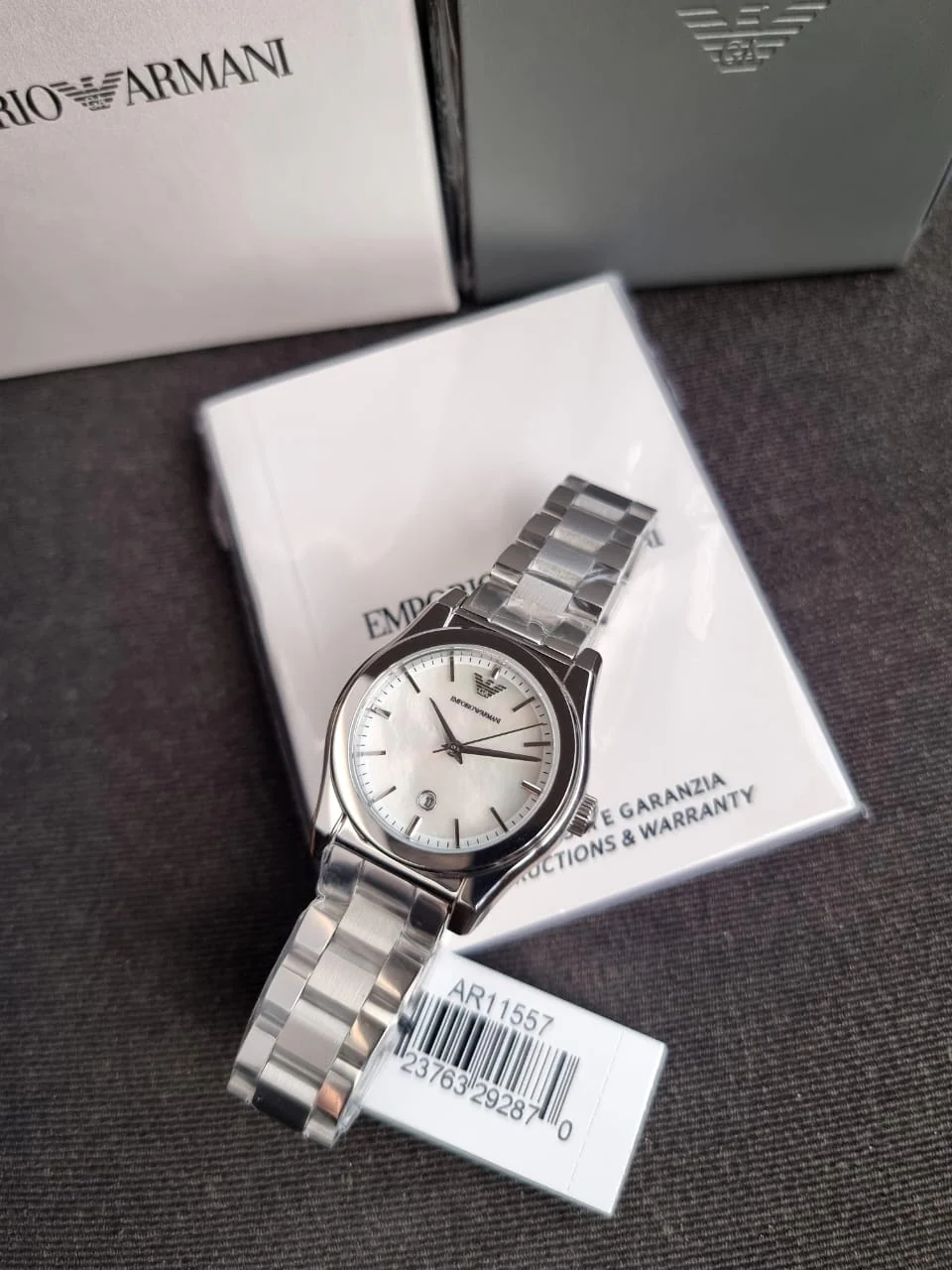 Emporio Armani Women's Watch, Three-Hand Movement, Stainless Steel Watch with a 32mm case Size - Image 3