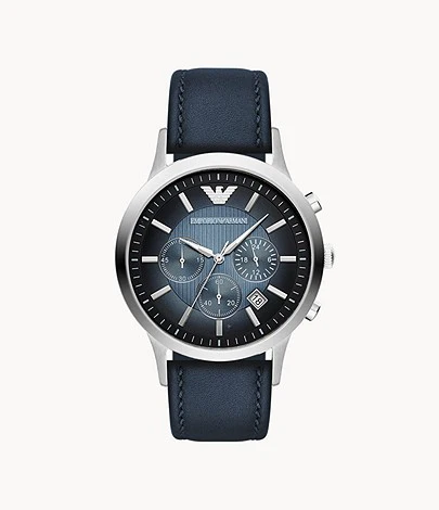 EMPORIO ARMANIClassic Chronograph Blue Dial Men's Watch AR2473