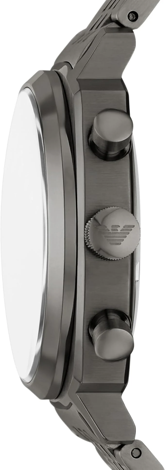 Emporio Men's Chronograph Gunmetal Stainless Steel Watch (Model: AR11689) - Image 3