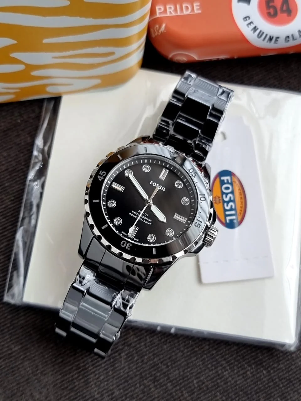 FB-01 Three-Hand Black Ceramic Watch - Image 10