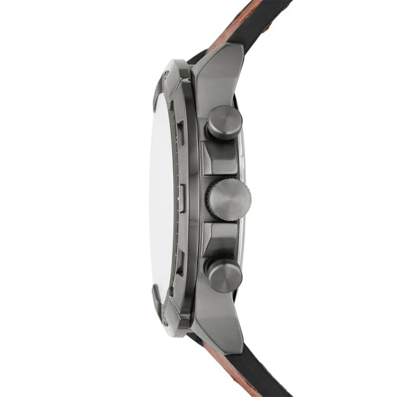 Fossil 44 mm Bronson Chronograph Leather Watch - FS5855 - Image 3