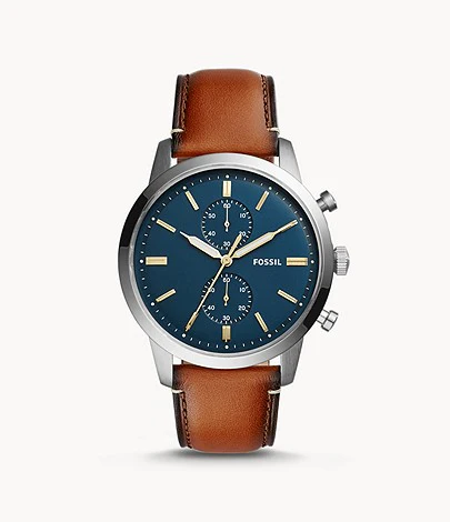 Fossil Analog Blue Dial Men's Watch - FS5279