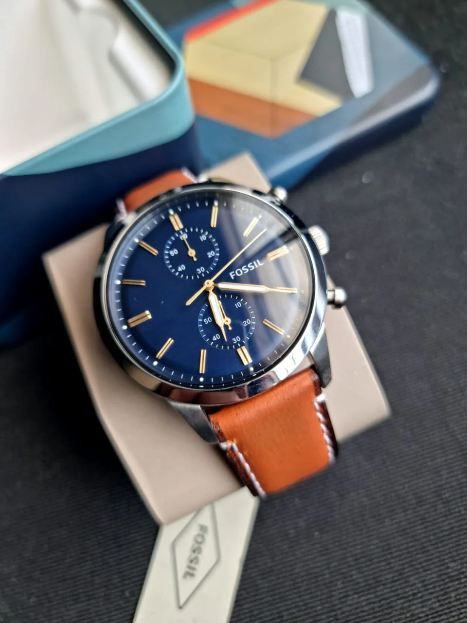 Fossil Analog Blue Dial Men's Watch - FS5279 - Image 8