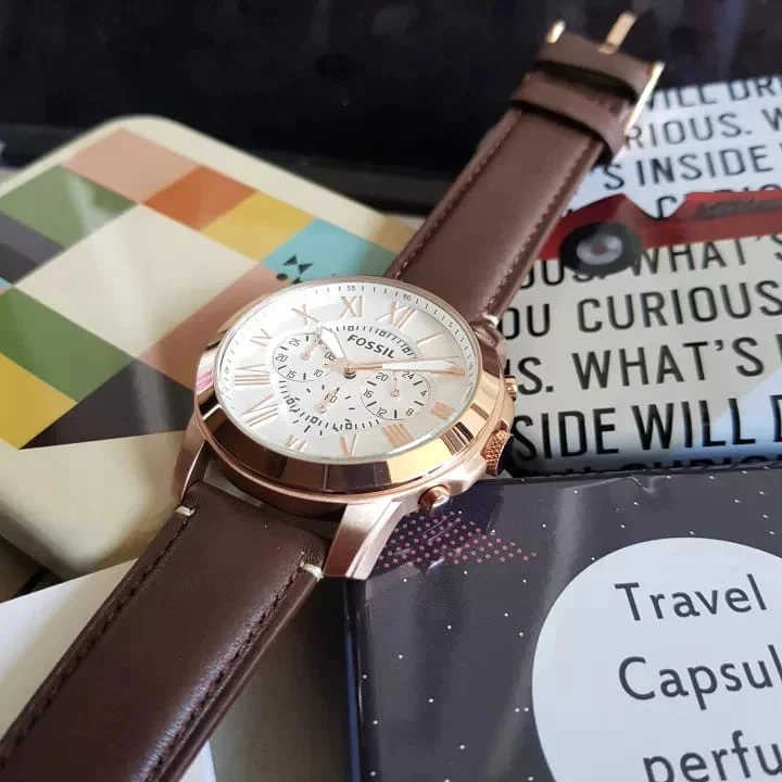 Fossil Analog Silver Dial Men's Watch-FS4991 - Image 6