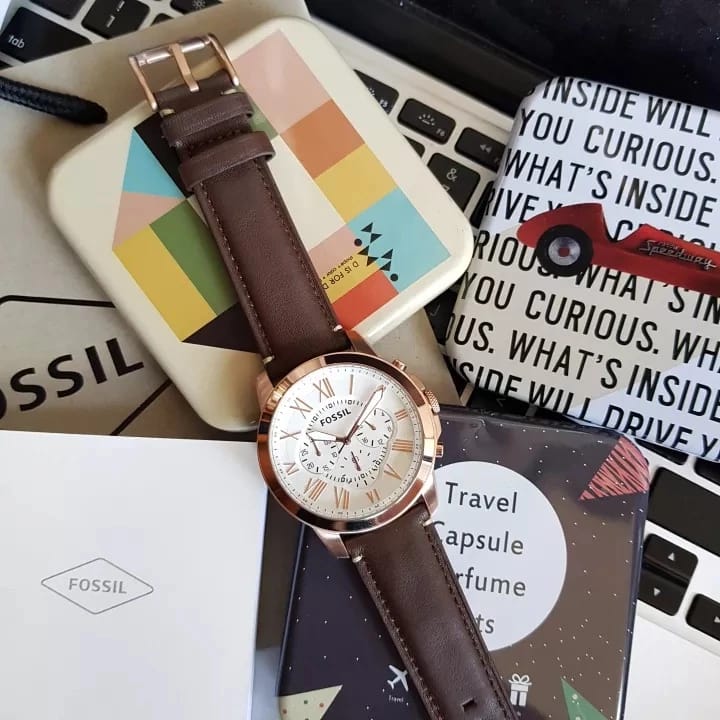 Fossil Analog Silver Dial Men's Watch-FS4991 - Image 8