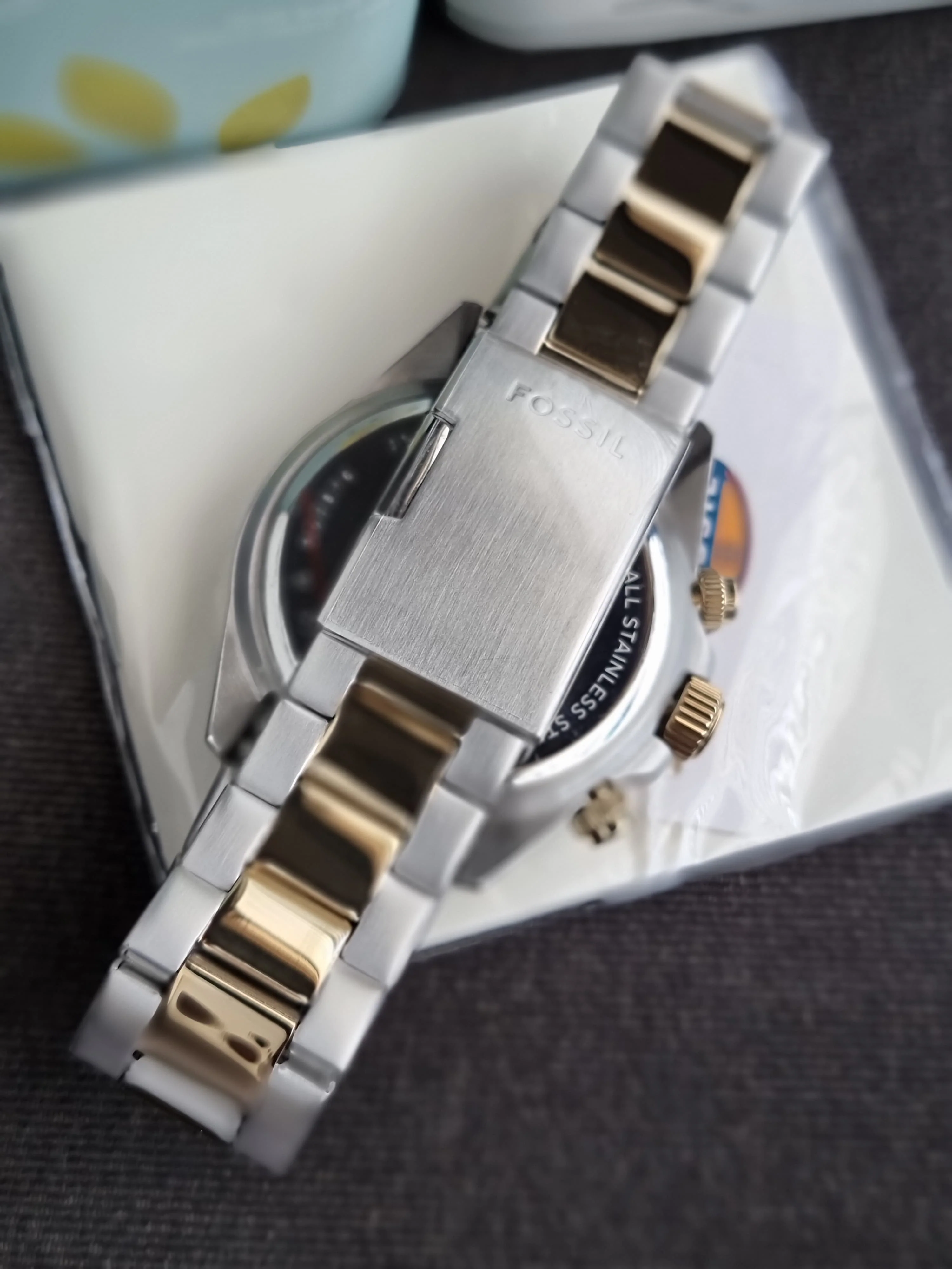 Fossil Autocross Multifunction Two-Tone Stainless Steel Watch Bq2876 - Image 5