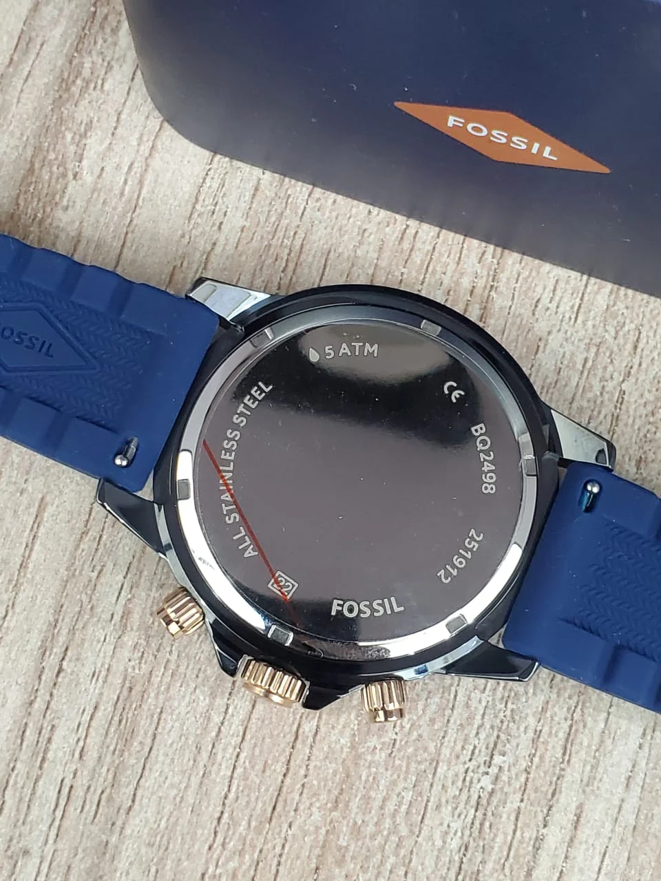 Fossil Bannon Multifunction Blue Silicone Watch BQ2498 - Image 10