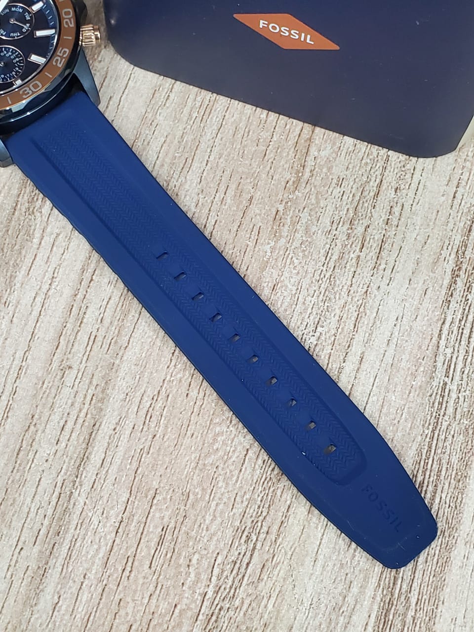 Fossil Bannon Multifunction Blue Silicone Watch BQ2498 - Image 6