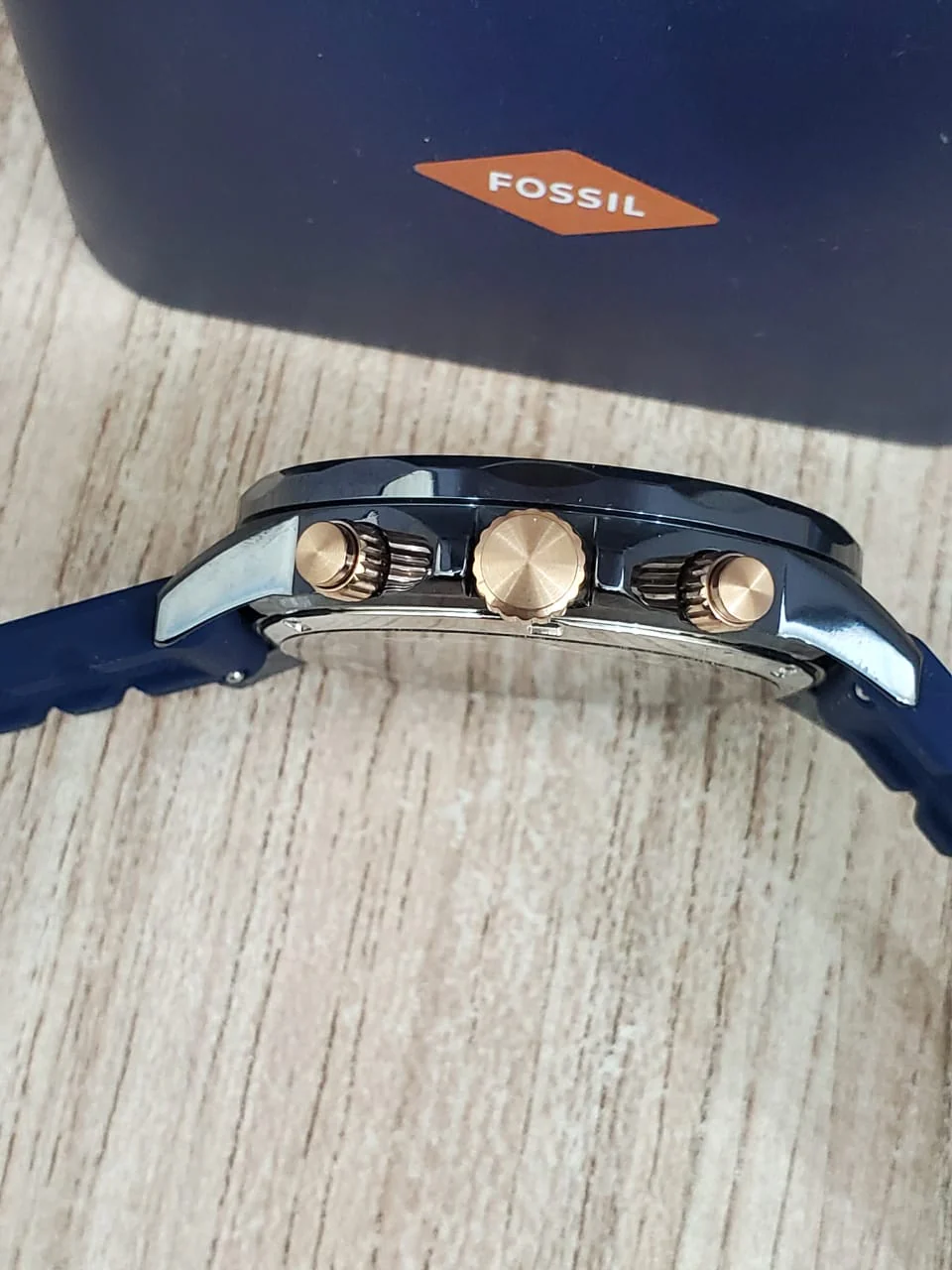 Fossil Bannon Multifunction Blue Silicone Watch BQ2498 - Image 7